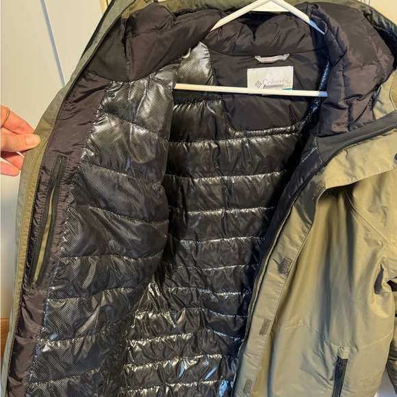 Men’s Columbia Insulated Jacket XL - Green - Picture 3 of 5